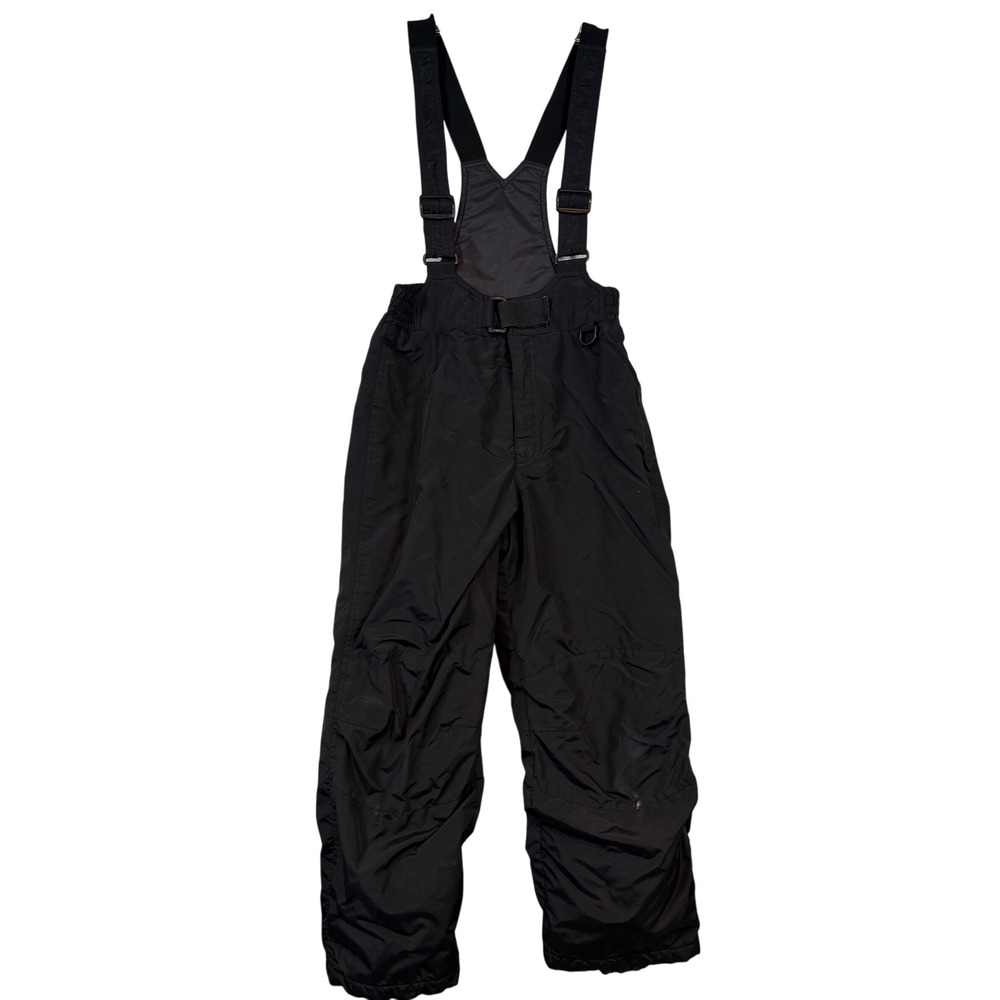 Red Ledge Kids Black Snow Bib Overalls Insulated Ski Pants •M• Skiing Snowboard